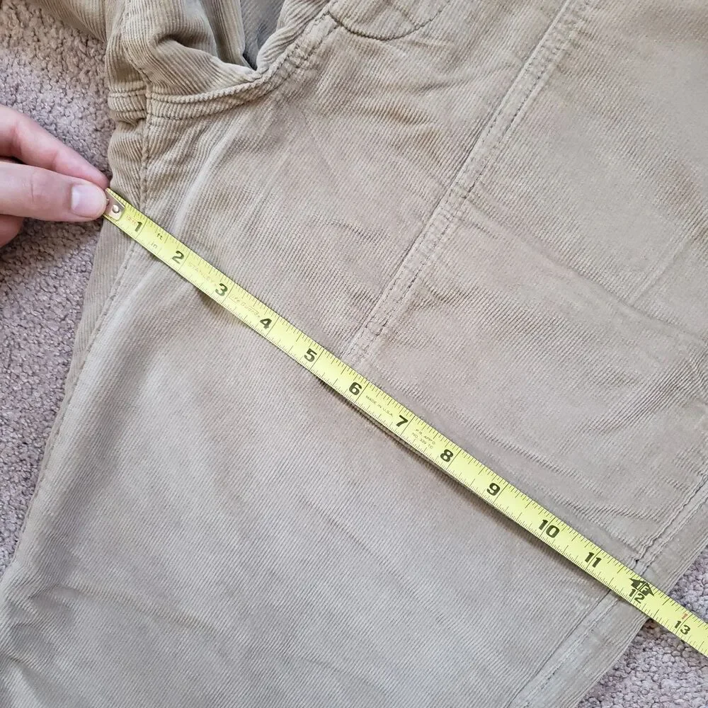 NWT Faherty Stretch Terry Corduroy Sz Medium Mens Barley Brown Utility Pants